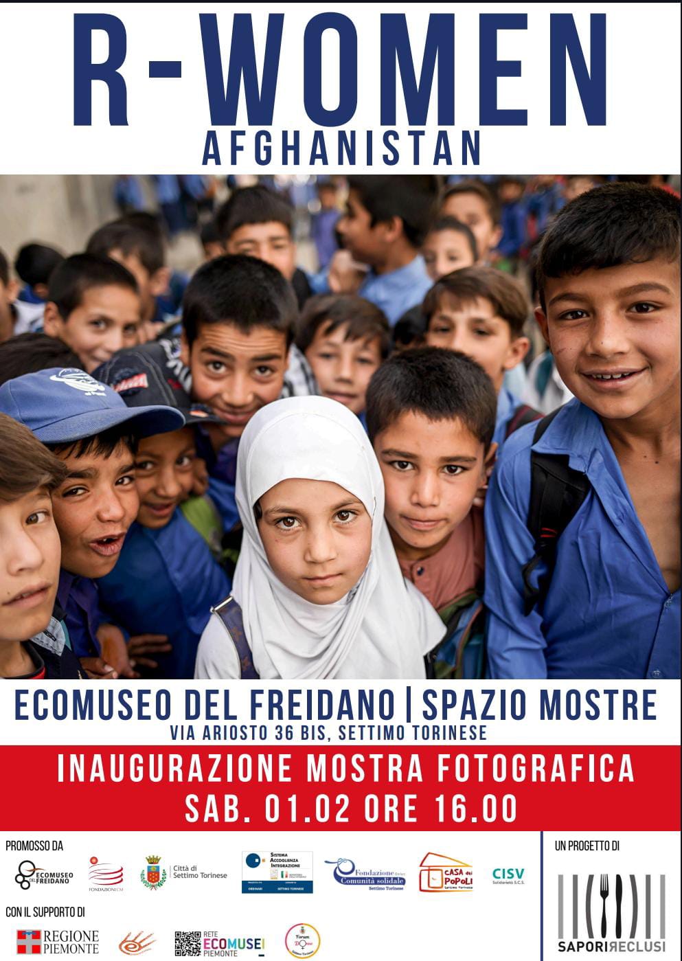 Mostra Fotografica: R-Women: Afghanistan – Inaugurazione 1 febbraio h 16, Ecomuseo del Freidano